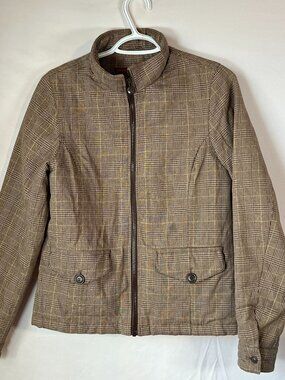 Outback Trading Co. “Good As Gold” Plaid Quilted Jacket  Women’s S Western Ranch